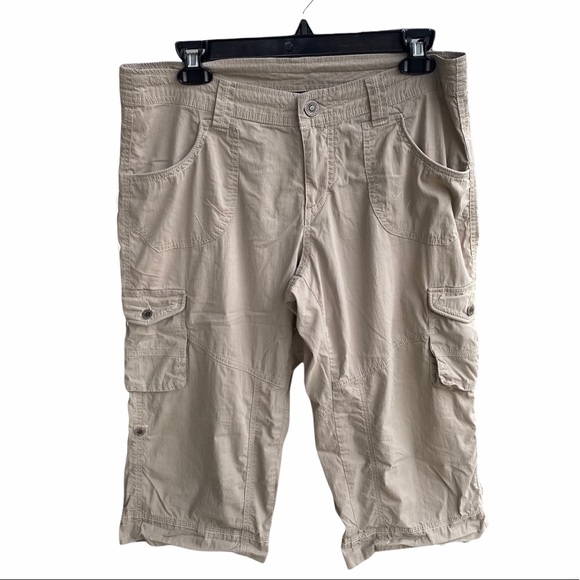 Kuhl Kontra Convertible Hiking Trail Crop Roll Tab Lightweight Stretch Size 8 - Picture 3 of 12